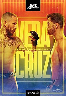 UFC Fight Night: Vera vs. Cruz - UFC Event Poster (August 13, 2022)