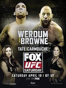 UFC on FOX: Werdum vs Browne - UFC Event Poster (April 19, 2014)