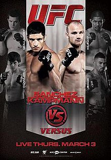 UFC Live: Sanchez vs Kampmann - UFC Event Poster (March 03, 2011)