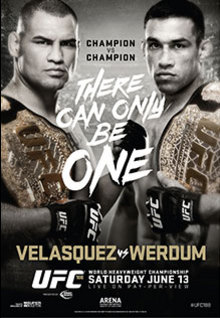 UFC 188: Velasquez vs Werdum - UFC Event Poster (June 13, 2015)