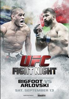 UFC Fight Night: Bigfoot vs Arlovski - UFC Event Poster (September 13, 2014)