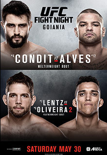 UFC Fight Night: Condit vs Alves - UFC Event Poster (May 30, 2015)