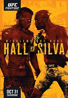 UFC Fight Night: Hall vs. Silva - UFC Event Poster (October 31, 2020)