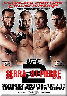 UFC 83: Serra vs St-Pierre 2 - UFC Event Poster (April 19, 2008)