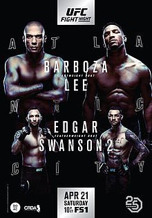 UFC Fight Night: Barboza vs. Lee - UFC Event Poster (April 21, 2018)