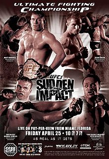 UFC 42: Sudden Impact - UFC Event Poster (April 25, 2003)