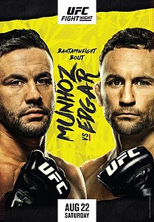 UFC Fight Night: Munhoz vs. Edgar - UFC Event Poster (August 22, 2020)