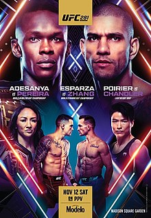 UFC 281: Adesanya vs. Pereira - UFC Event Poster (November 12, 2022)