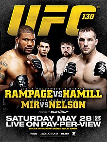 UFC 130: Rampage vs Hamill - UFC Event Poster (May 28, 2011)