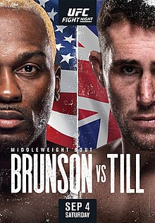 UFC Fight Night: Brunson vs. Till - UFC Event Poster (September 04, 2021)