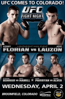 UFC Fight Night: Florian vs Lauzon - UFC Event Poster (April 02, 2008)