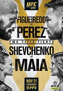 UFC 255: Figueiredo vs. Perez - UFC Event Poster (November 21, 2020)