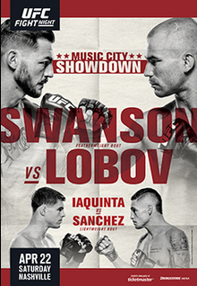 UFC Fight Night: Swanson vs. Lobov - UFC Event Poster (April 22, 2017)