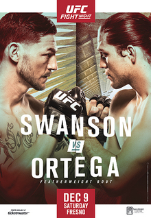 UFC Fight Night: Swanson vs. Ortega - UFC Event Poster (December 09, 2017)