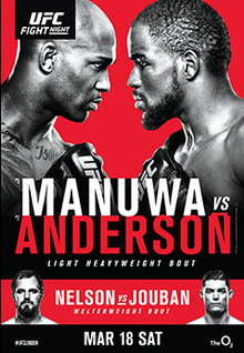 UFC Fight Night: Manuwa vs. Anderson - UFC Event Poster (March 18, 2017)