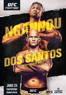 UFC Fight Night: Ngannou vs. Dos Santos - UFC Event Poster (June 29, 2019)