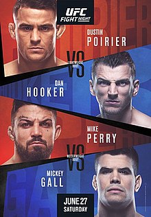 UFC Fight Night: Poirier vs. Hooker - UFC Event Poster (June 27, 2020)