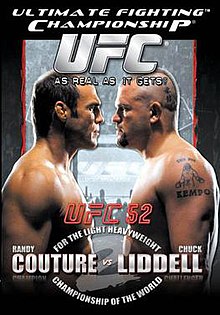 UFC 52: Couture vs Liddell 2 - UFC Event Poster (April 16, 2005)