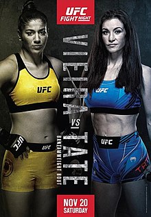 UFC Fight Night: Vieira vs. Tate - UFC Event Poster (November 20, 2021)