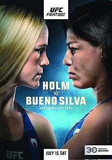 UFC Fight Night: Holm vs. Bueno Silva - UFC Event Poster (July 15, 2023)