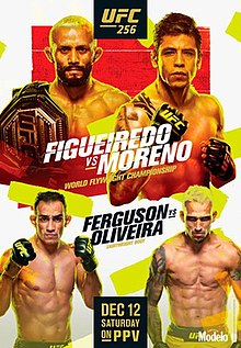 UFC 256: Figueiredo vs. Moreno - UFC Event Poster (December 12, 2020)