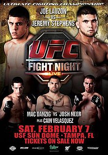 UFC Fight Night: Lauzon vs Stephens - UFC Event Poster (February 07, 2009)