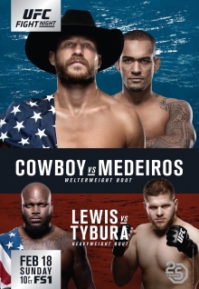 UFC Fight Night: Cerrone vs. Medeiros - UFC Event Poster (February 18, 2018)