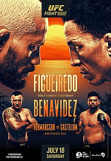 UFC Fight Night: Figueiredo vs. Benavidez 2 - UFC Event Poster (July 18, 2020)