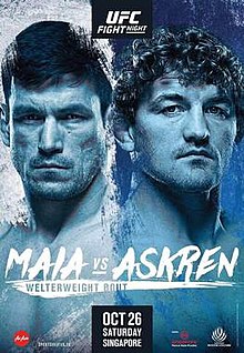 UFC Fight Night: Maia vs. Askren - UFC Event Poster (October 26, 2019)