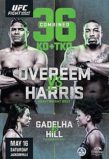 UFC Fight Night: Overeem vs. Harris - UFC Event Poster (May 16, 2020)