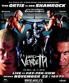 UFC 40: Vendetta - UFC Event Poster (November 22, 2002)