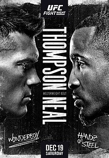 UFC Fight Night: Thompson vs. Neal - UFC Event Poster (December 19, 2020)