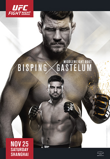 UFC Fight Night: Bisping vs. Gastelum - UFC Event Poster (November 25, 2017)