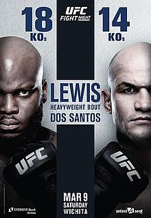 UFC Fight Night: Lewis vs. Dos Santos - UFC Event Poster (March 09, 2019)