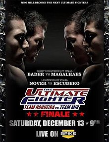 The Ultimate Fighter: Team Nogueira vs. Team Mir Finale - UFC Event Poster (December 13, 2008)