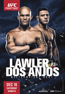 UFC Fight Night: Lawler vs. Dos Anjos - UFC Event Poster (December 16, 2017)