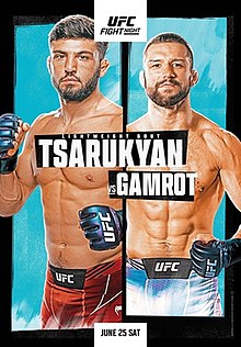 UFC Fight Night: Tsarukyan vs. Gamrot - UFC Event Poster (June 25, 2022)