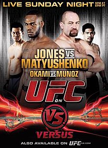 UFC Live: Jones vs Matyushenko - UFC Event Poster (August 01, 2010)