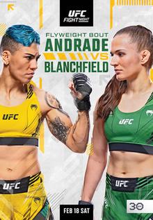 UFC Fight Night: Andrade vs. Blanchfield - UFC Event Poster (February 18, 2023)