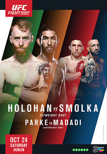 UFC Fight Night: Holohan vs Smolka - UFC Event Poster (October 24, 2015)