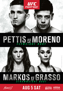 UFC Fight Night: Pettis vs. Moreno - UFC Event Poster (August 05, 2017)