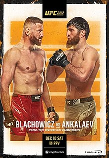 UFC 282: Blachowicz vs. Ankalaev - UFC Event Poster (December 10, 2022)