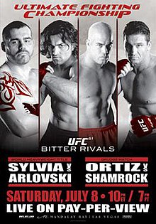 UFC 61: Bitter Rivals - UFC Event Poster (July 08, 2006)