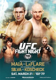 UFC Fight Night: Maia vs LaFlare - UFC Event Poster (March 21, 2015)