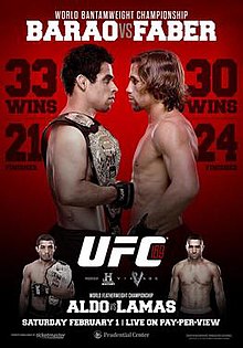 UFC 169: Barao vs Faber 2 - UFC Event Poster (February 01, 2014)