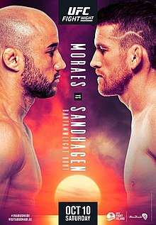 UFC Fight Night: Moraes vs. Sandhagen - UFC Event Poster (October 10, 2020)