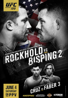 UFC 199: Rockhold vs. Bisping 2 - UFC Event Poster (June 04, 2016)